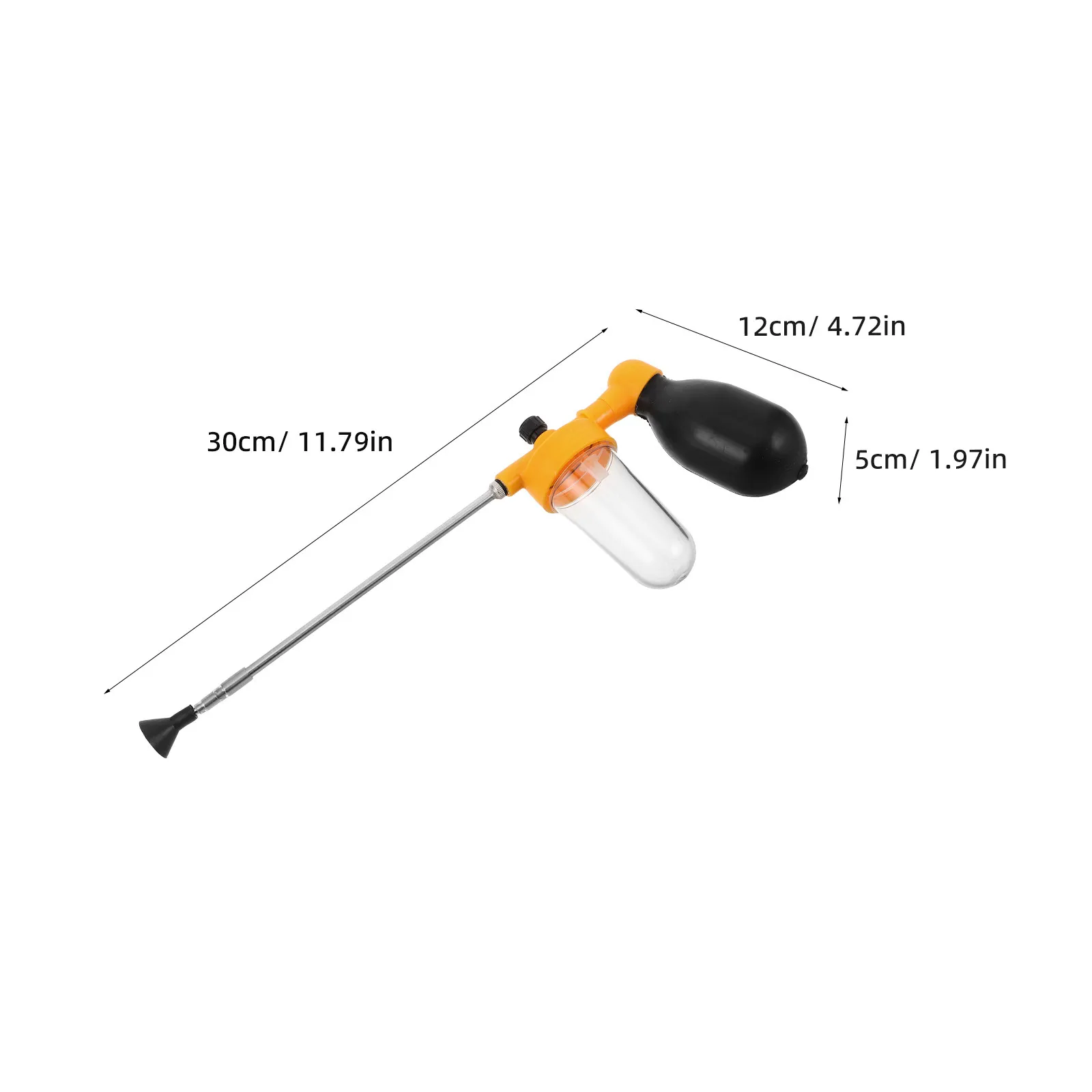 Diatomaceous Earth Duster Bottle Telescopic Sprayer Manual Vegetable Pollinator Hand Tool Powder Applicator Garden Indoor