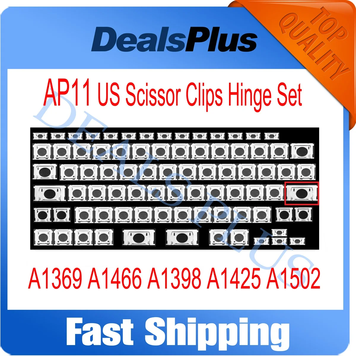 New Replacement AP08 AP11 US Scissor Clips Hinges For Macbook A1369 A1466 A1398 A1425 A1502 Keyboard Repair 2009-2017 Year