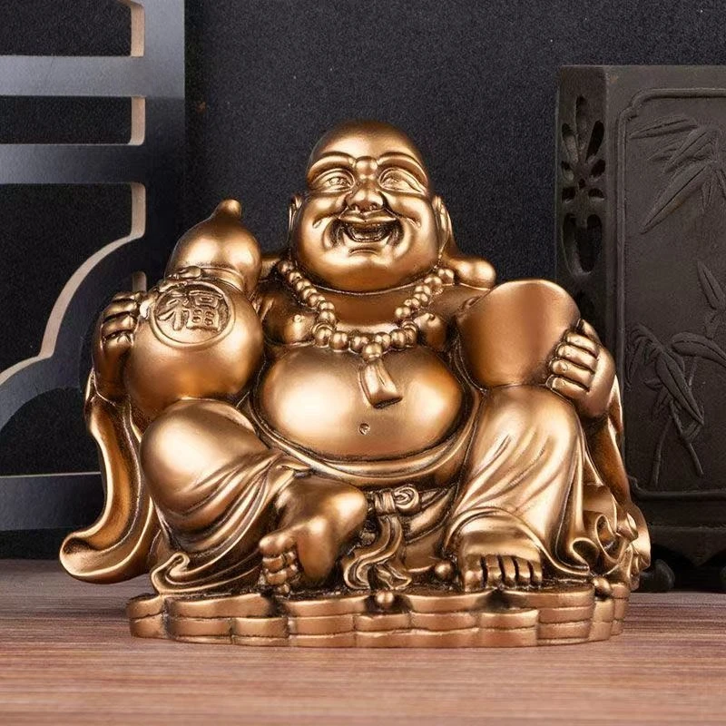 Lucky Five Sons Laughing Buddha Big Belly Home Crafts Maitreya Ornament Home Decor Statue