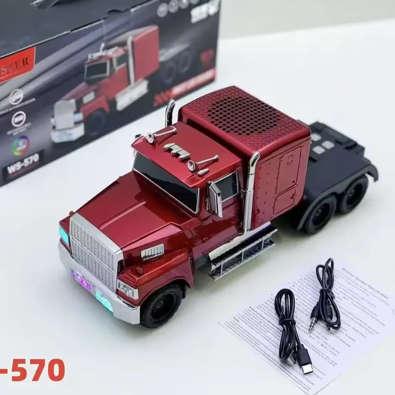 

NEW WS-570 Truck Car Model Blue Tooth Speaker Portable Radio Cheap Wireless Speakers Car MP3 Player Wireless Sound Box Car Model