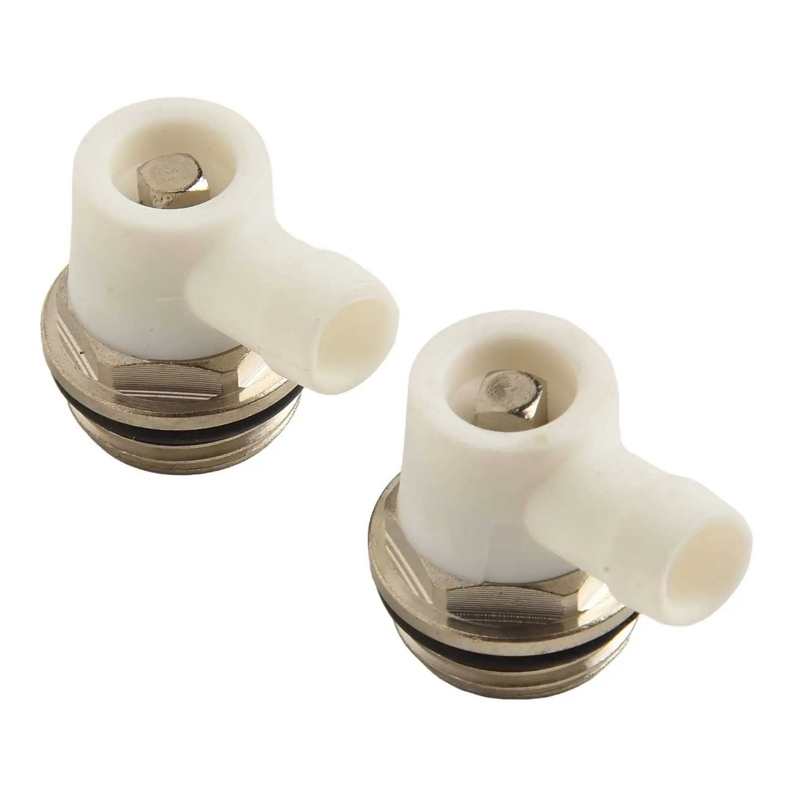 A Must Have 2 Pack Nikel Plated Radiator Vents Featuring Unique Swivel Design to Optimize Your Home\'s Heating Efficiency