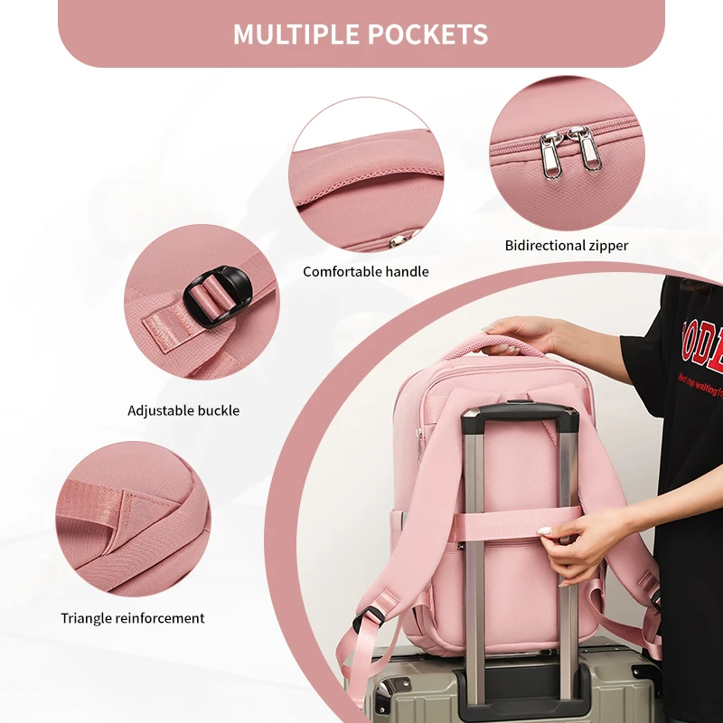 Ryanair Backpack（Can Be Used as Boarding Luggage），Portable Travel Backpack for EasyJet Boarding Luggage，Unisex Laptop Backpack