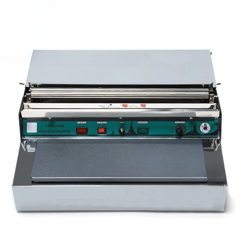

FHW-450B plastic wrap machine, plastic wrap sealing and cutting machine, plastic wrap packaging machine, vegetable and fruit pre