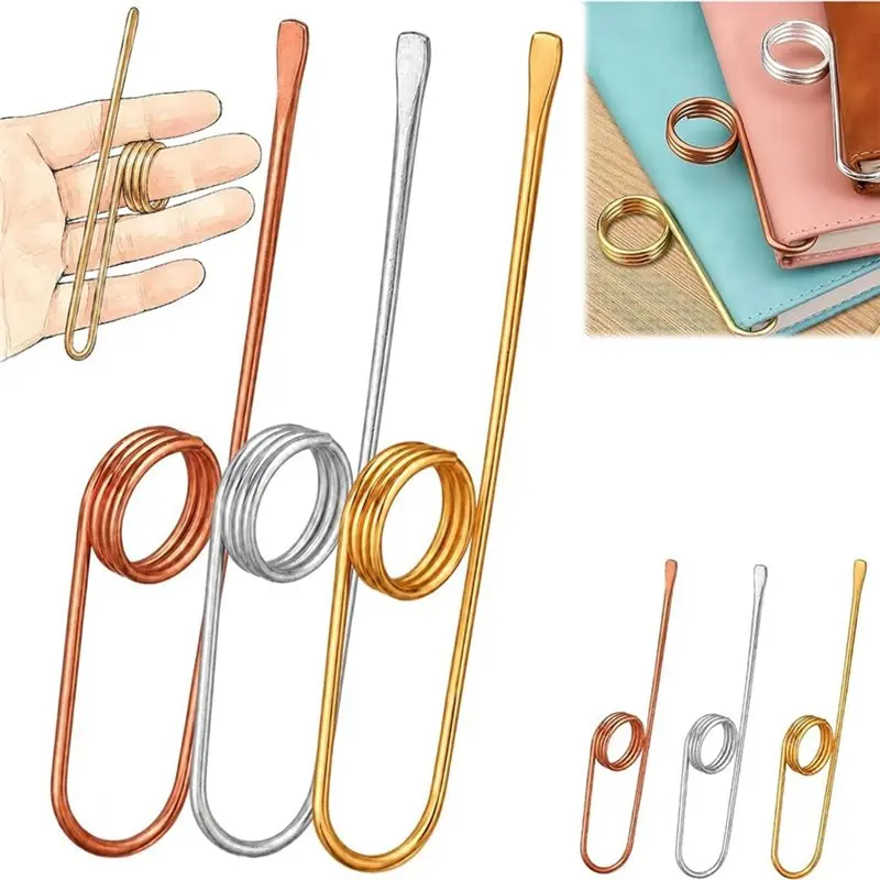 Book Holder Ring Bookmark Page Holder Rings For Book Lovers Reading, Ergonomic Thumb Finger Rings, 3Pcs Set