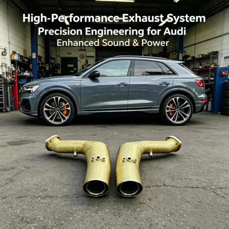 

Высокопроизводительный даунпайп без ошибок в диагностике для Audi RSQ8 4.0T 2020-2024, OEM, нержавеющая сталь, золотая теплоизоляция, улучшение характеристик