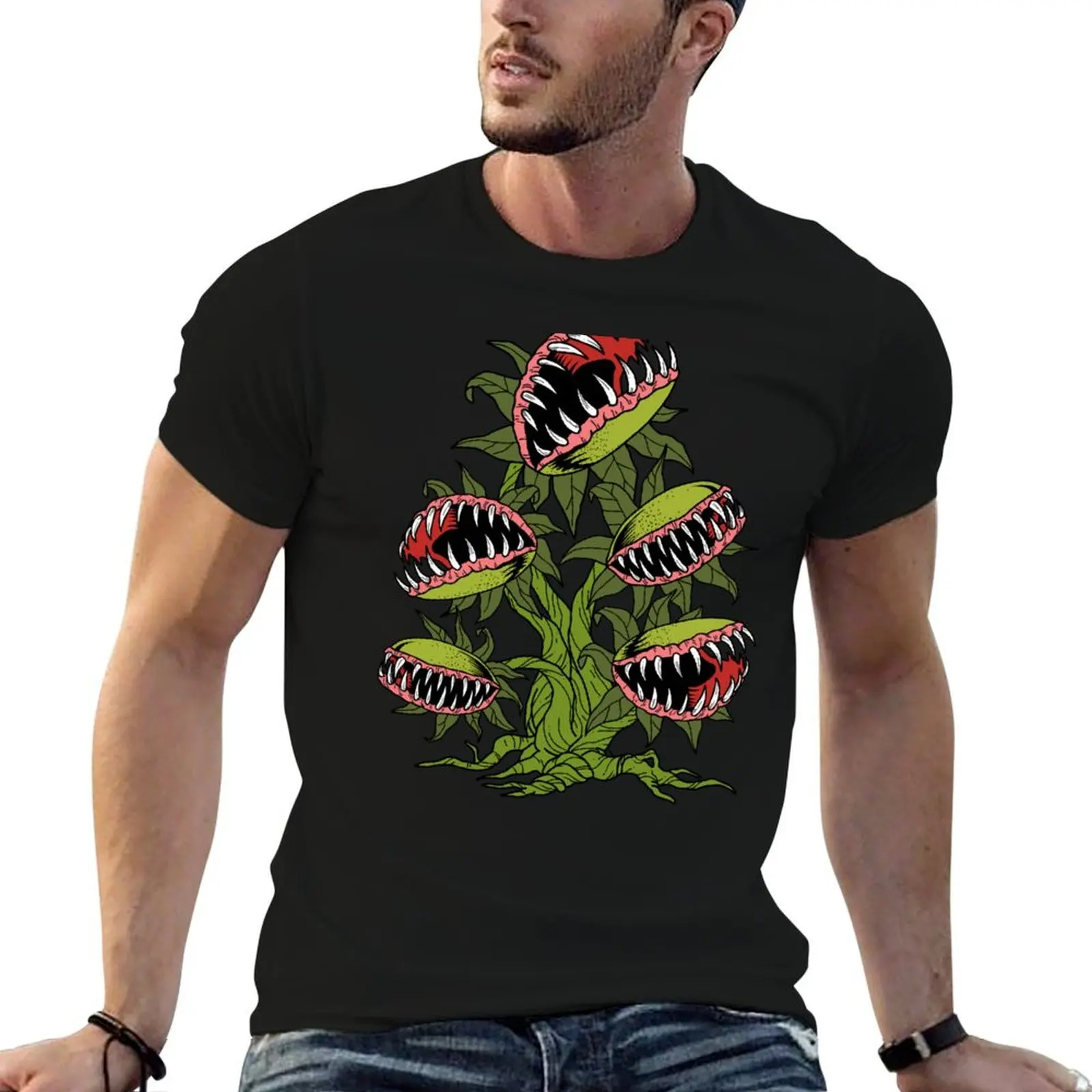 Carnivorous Plant Gifts Monster Venus Fly Trap T-Shirt Lightweight Hiking T-Shirt