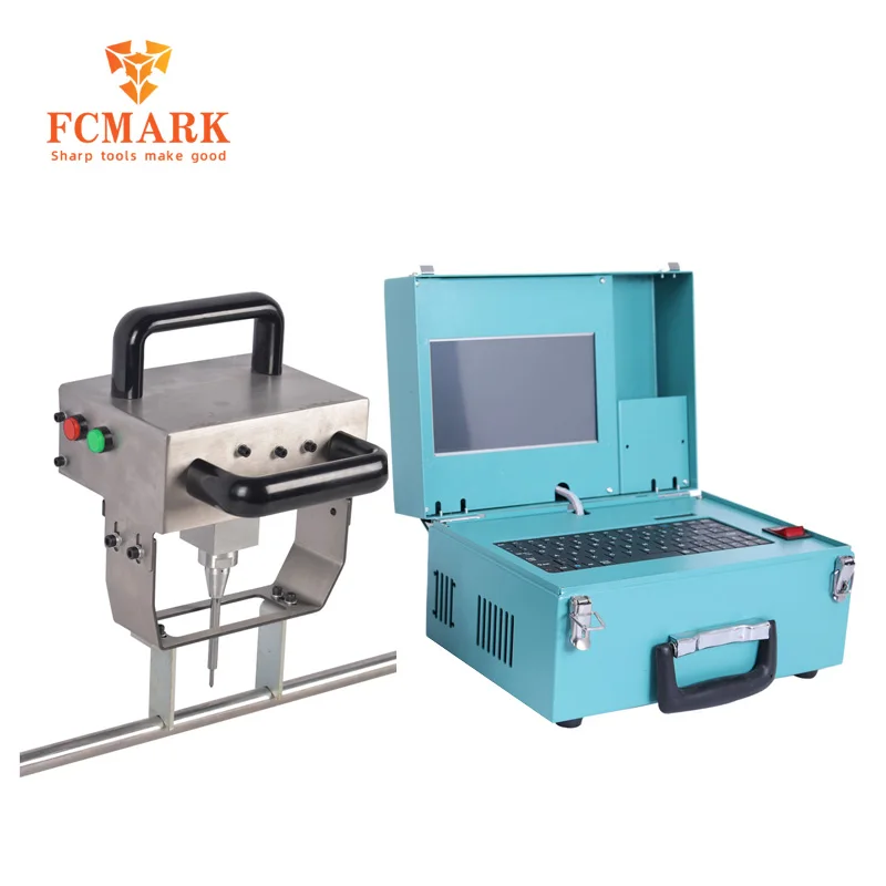 FCMARK CM2590 Portable Pneumatic VIN Number Marking Machine Handheld Chassis Number Dot Peen Engraving Machinery for Engine
