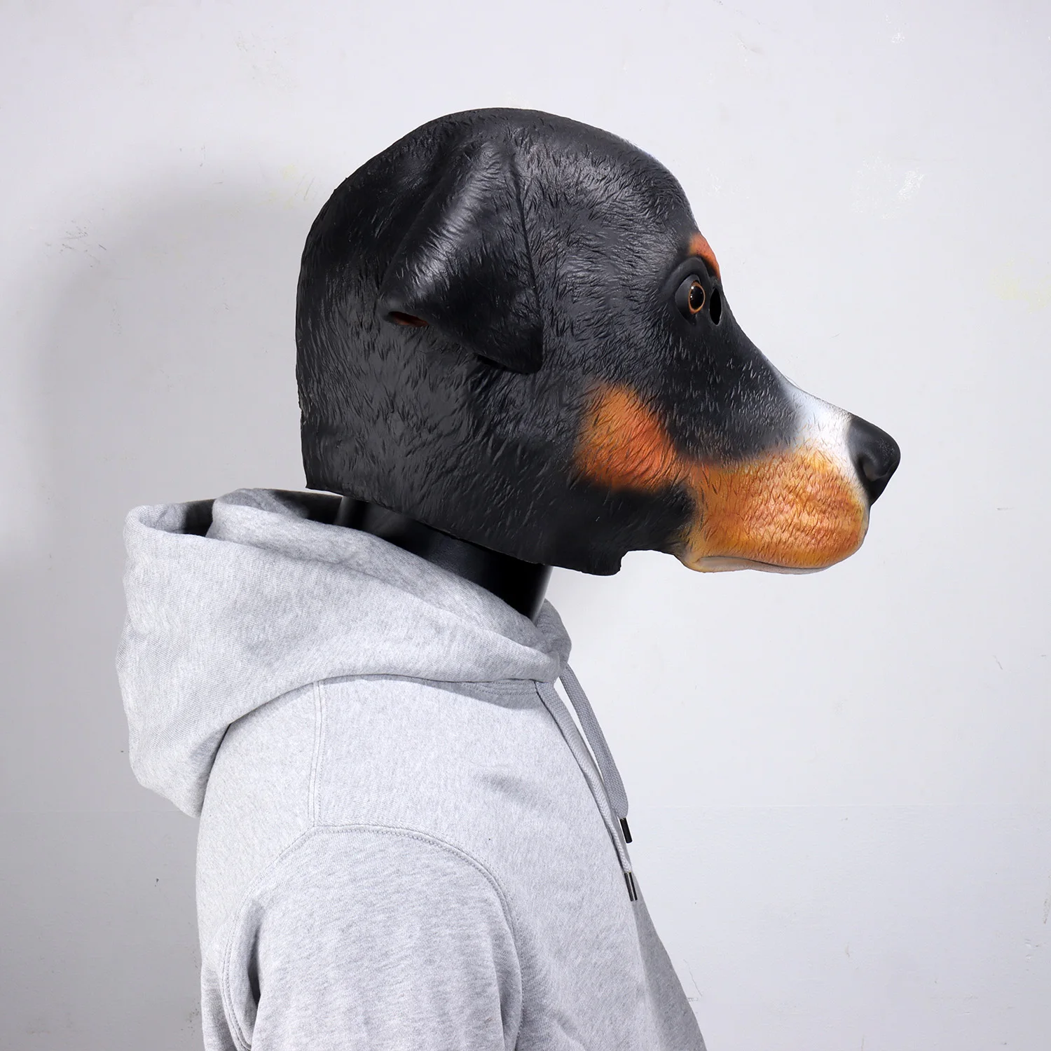 Niedliche Hundemaske Cosplay Lustige große Ohrhunde Tier Latex Helm Halloween Karneval Dress Up Bar Maskerade Party Kostüm Requisiten