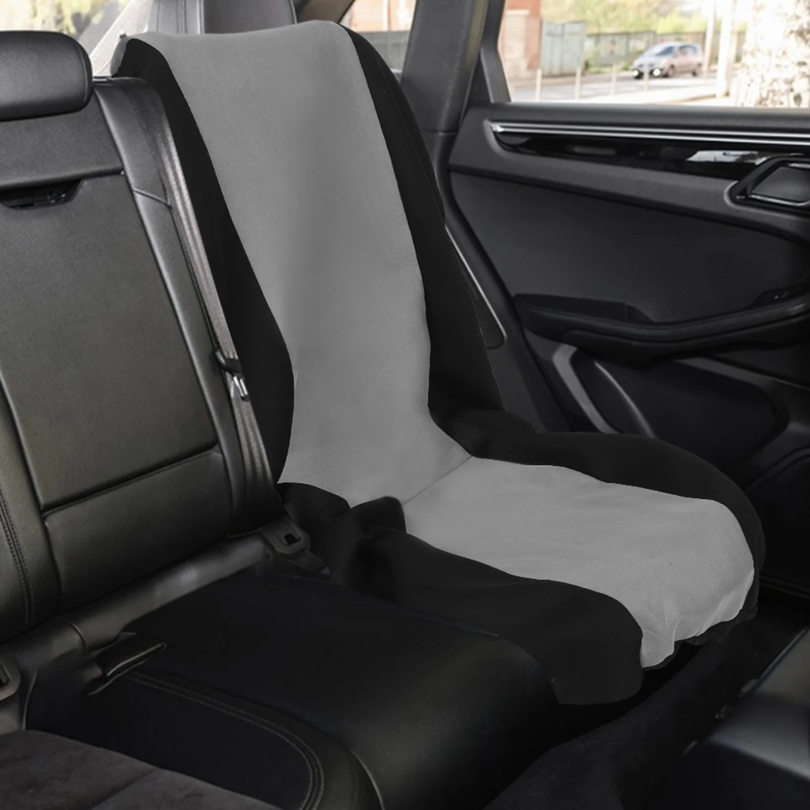 

Breathable Car Driver Single Piece Elastic Universal Automotive Front Protector For Suv Truck Grey Durable Resilient Easy