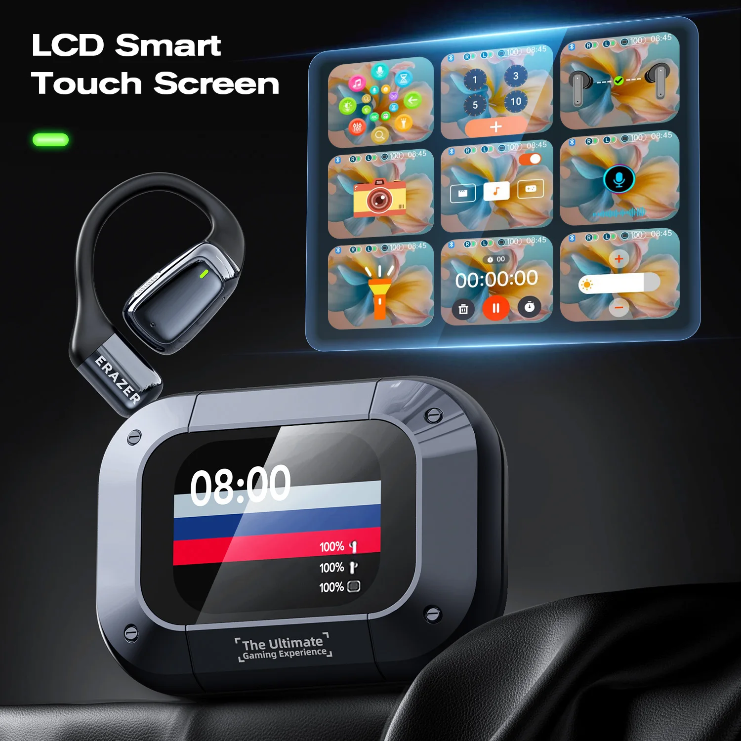 ERAZER XT82PRO OWS Draadloze hoofdtelefoon Bluetooth 5.4 Sport Headset Lage latentie HIFI Geluidskwaliteit Muziek Oordopjes met microfoon