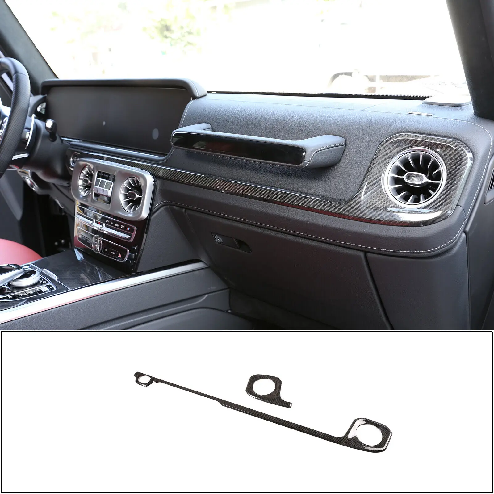 

Carbon Fiber Side Air Vent Outlet Trim For Benz G Class W463 G65 G55 G63 2019-2020