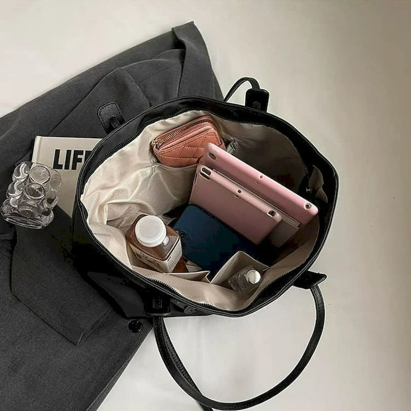 Nylon Tote Bag Reusable Waterrproof Shoulder Bags Casual Cartoon Design High-capacity Fashion Durable Gift Handbag for Women