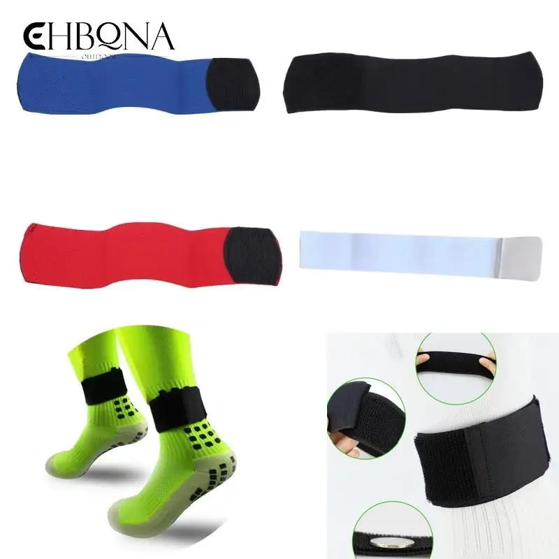 1pc Soccer Shin Guard Stay Fixed Bandage Tape Shin Pads Prevent Drop Off Adjustable Elastic Sports Bandage Sport Fixing Belt