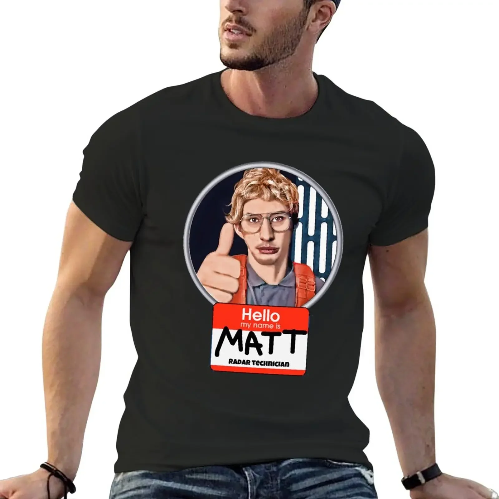 New Hello my name is Matt T-Shirt summer clothes plus size t shirts anime clothes blank t shirts sweat shirts, men