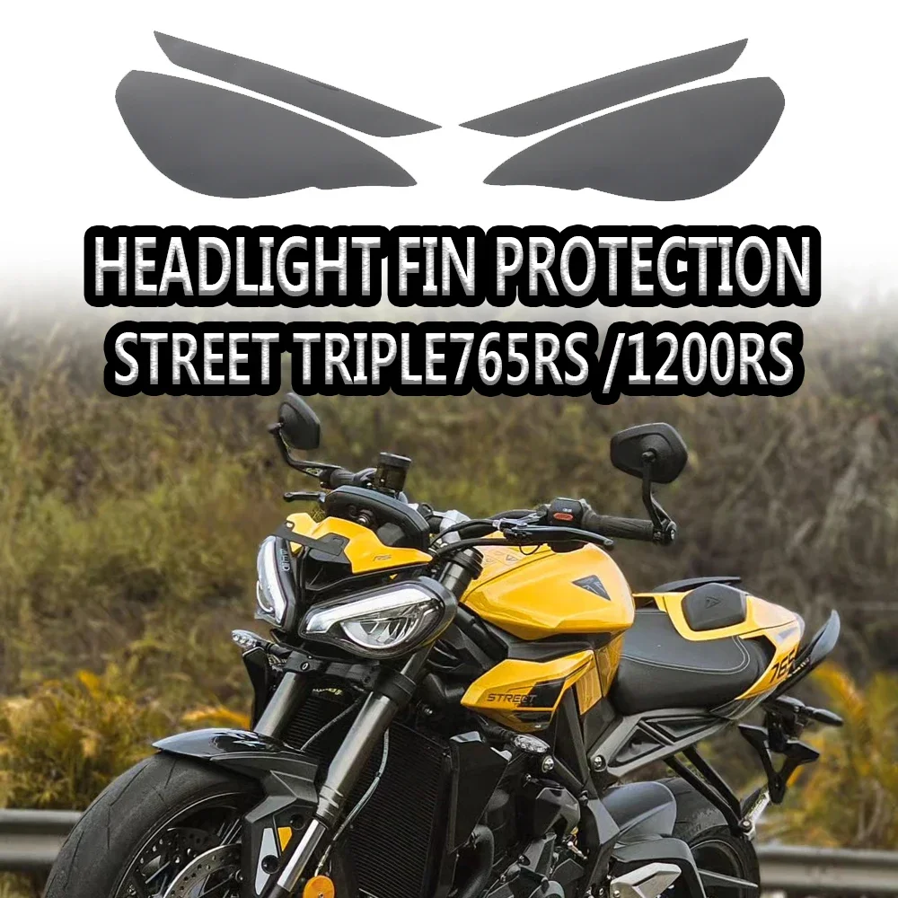 NEW Headlight Film Protection Film StickerFor Triumph Street Triple 765RS  2023 to 2024 models Three colors available