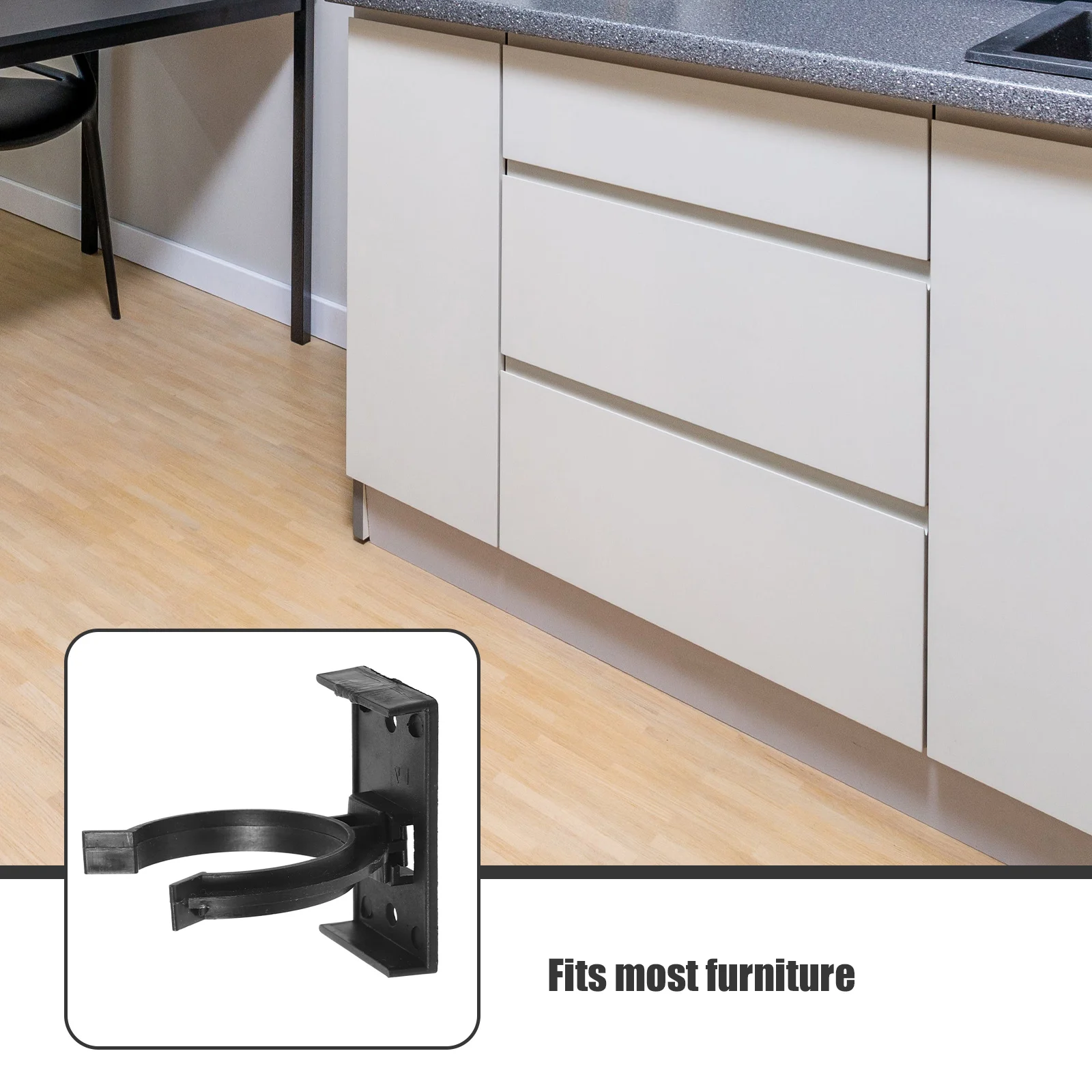 

20 Pcs Cabinet Foot Accessories Toe Kick Kicks for Cabinets Base Board Clips with Kitchen Line Kickboarr