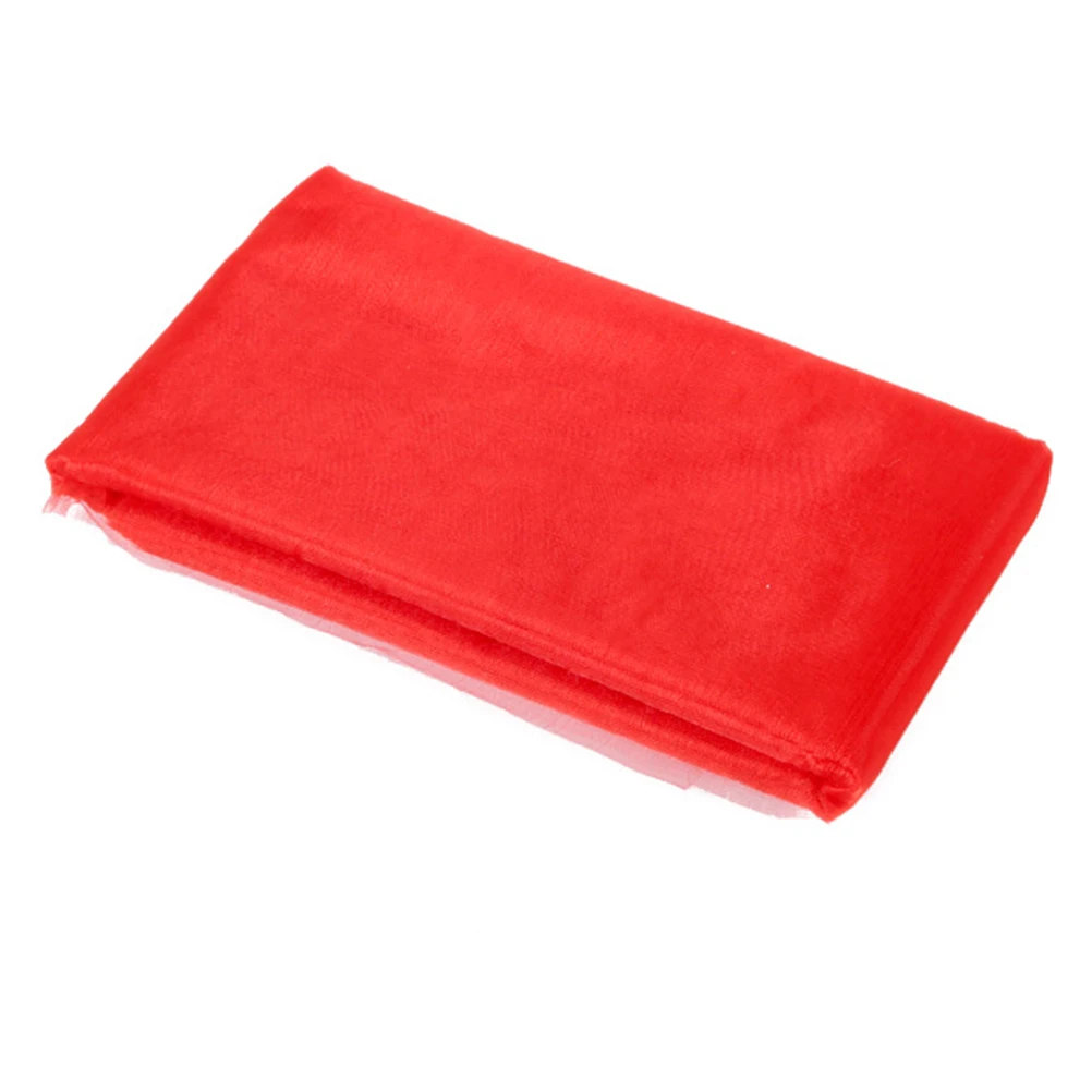 

Wedding Gauze Curtain 10m Long Red Sheer Fabric DIY Tulle Roll Home Decoration Bouquet Wrap Curtains Stage Background