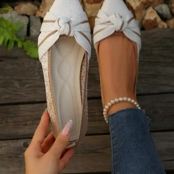 

Casual Versatile Flat oes Women's Faion Slip-On Busin Sle Wool Lined Winter Warm Ci Walk Mule Sandals