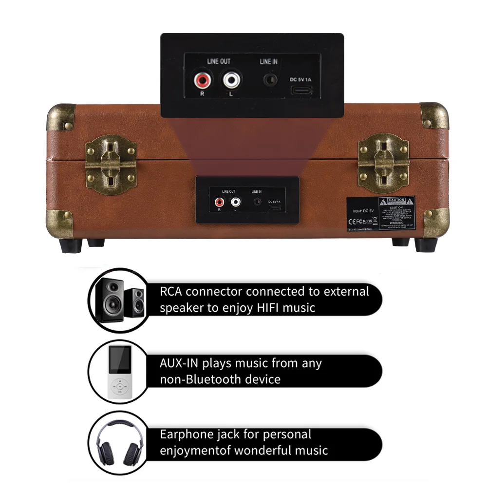 33/45/78RPM Support…