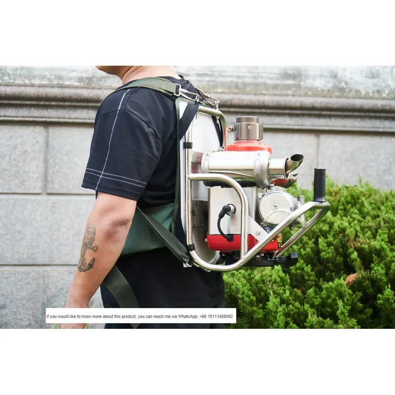 Dongqing DQSB1.9-6.5 Portable Forest Fire Fighting Pump High Pressure Engine Water Pump Hand/Electric Start 40mm