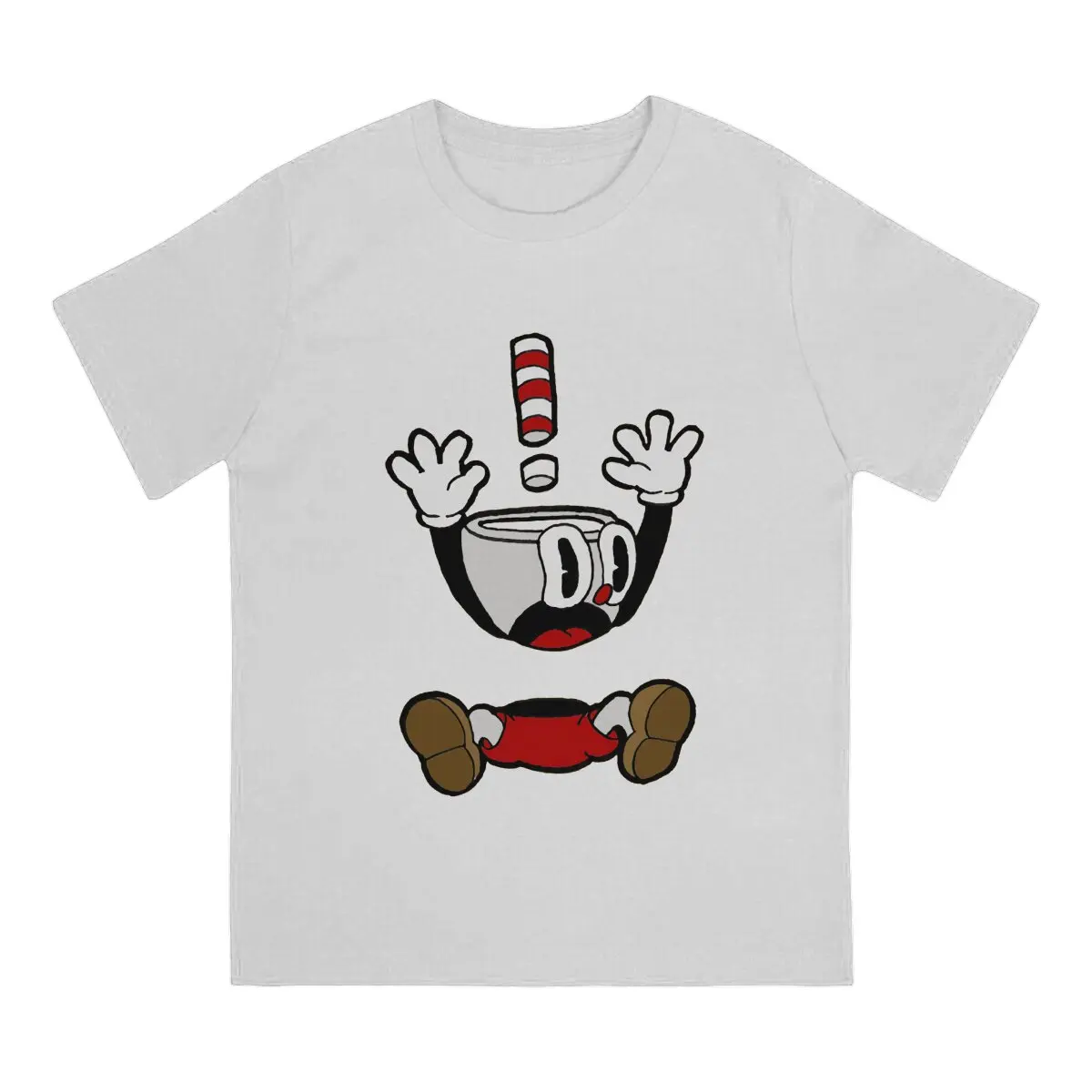 Cuphead MS chalice เสื้อยืดผู้ชาย, เสื้อยืดฮาราจูกุแนวฮิปสเตอร์