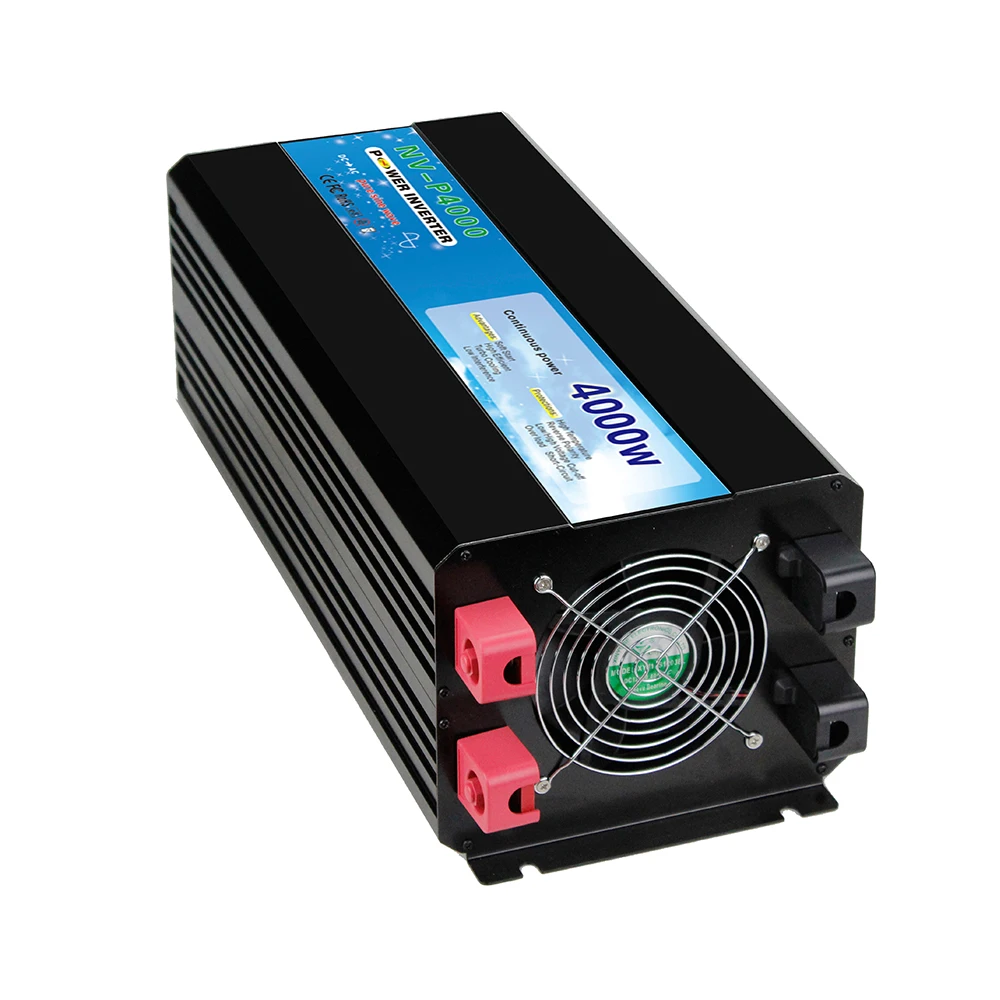 4000W New Anti-interference Inverter Pure Sine Wave Power Inverter For Camping Boat High Wattage Off Grid Inverter