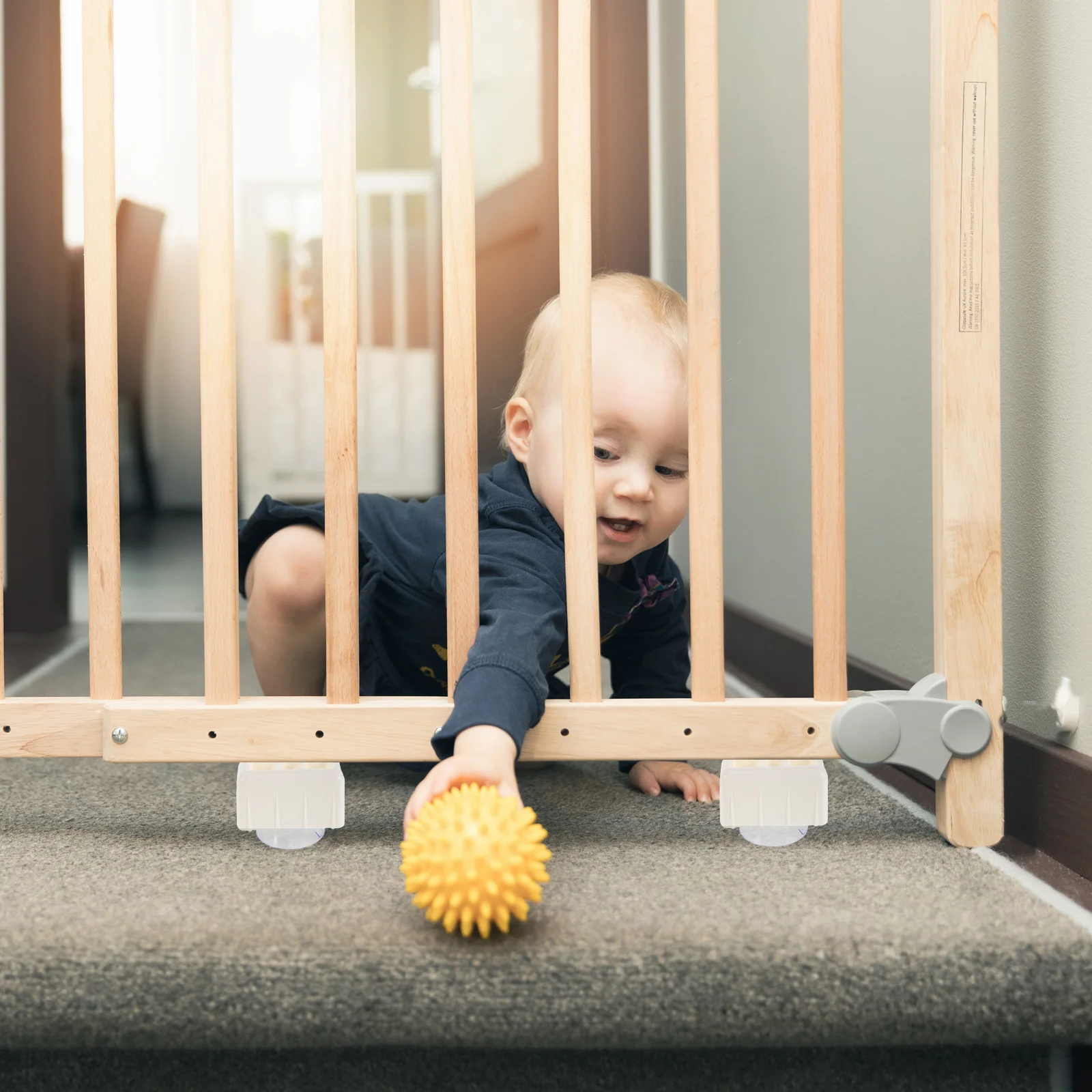 5 stuks boxbasisclips met zuigstabilisatoren voor kinderkamermeubilair, ondersteuning voor babypoort, kinderbeveiligingsaccessoires, kunststof