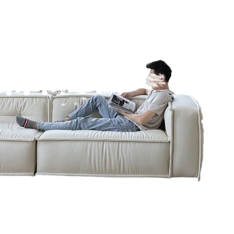 

French cream furniture retro double sofa