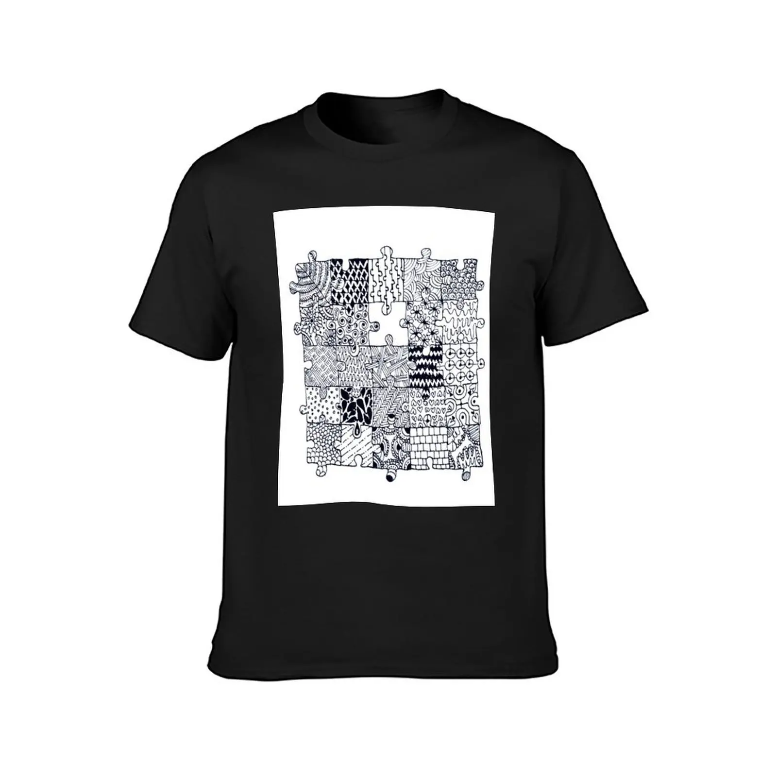 LIFE IS A PUZZLE T-Shirt sublime summer clothes mens plain t shirts