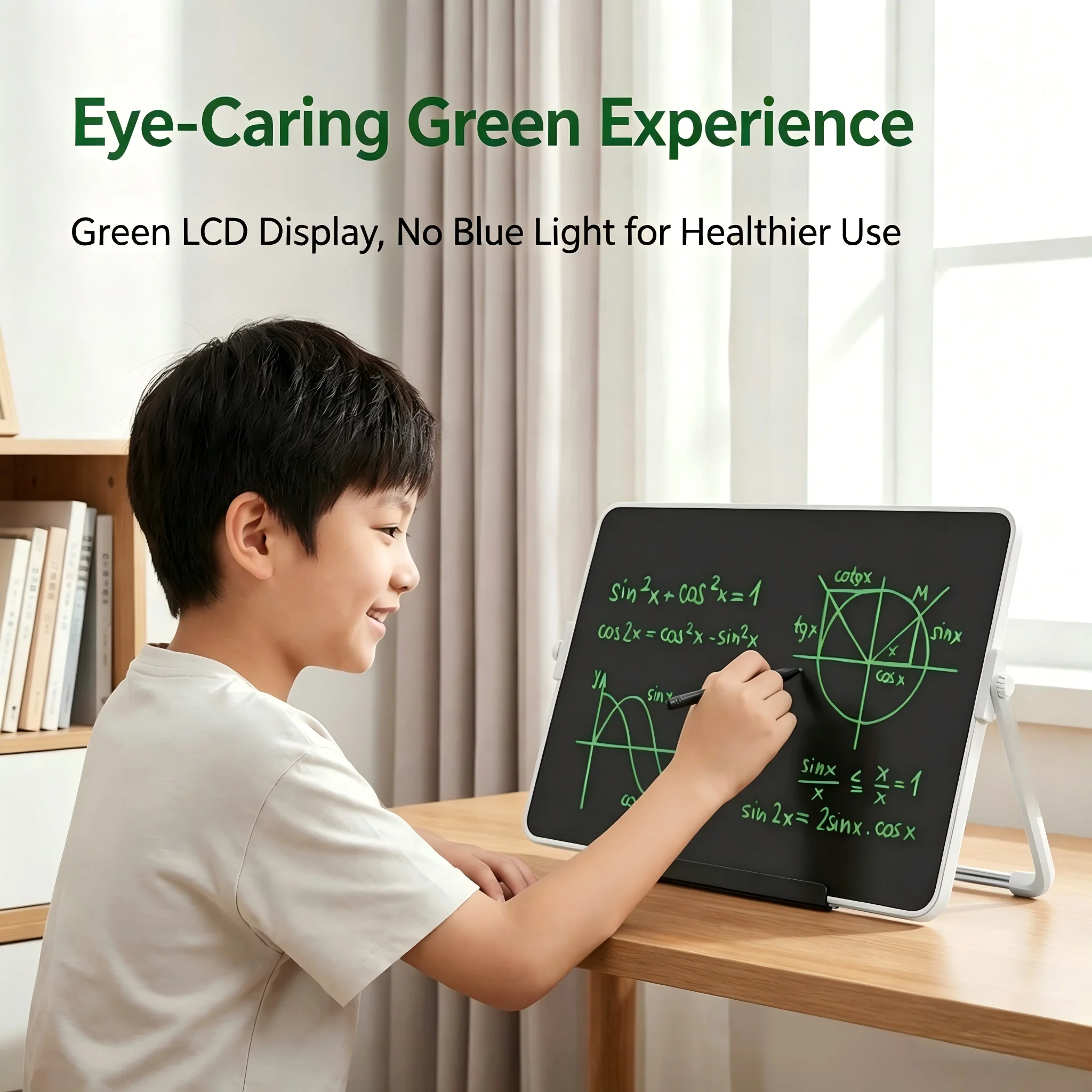 16/20 Inch with Bracket Rechargeable LCD Writing Tablet, Huge Size Drawing Tablet Doodle Board Electronic Tablet Board Toy Gifts