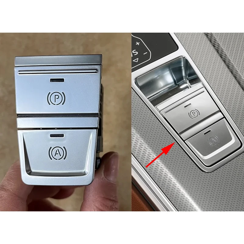 

Car Electronic Auto Hand Brake Button Parking Brake Switch for Audi A6 C8 A7 2019 2020 2021 2022 2023 2024 4K0927225B