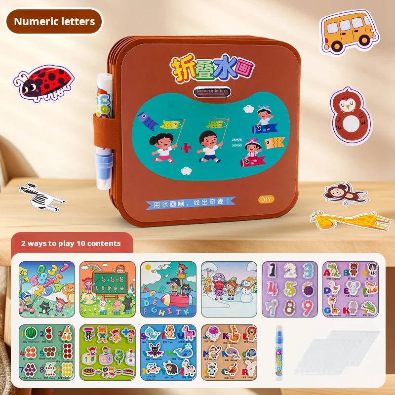 Magical Water Painting Book Cloth Book Repeated Doodling And Toys Early Education Enlightenment In Kindergarten