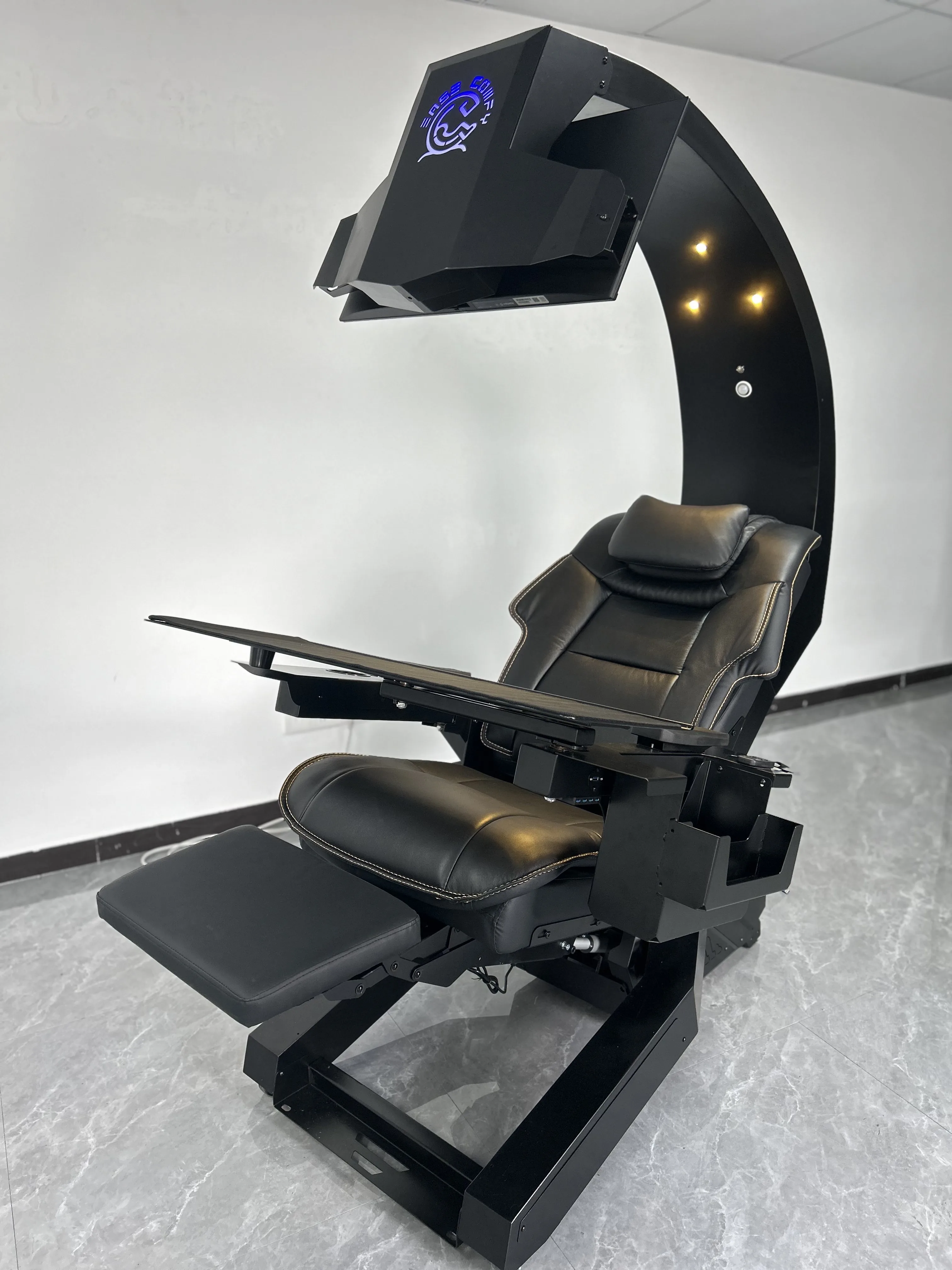 Home Office CLU VENS EAS ECOMFY  Model 320 Recline Workstation Chair Computer Cockpit Easy Install Support Multi Screens