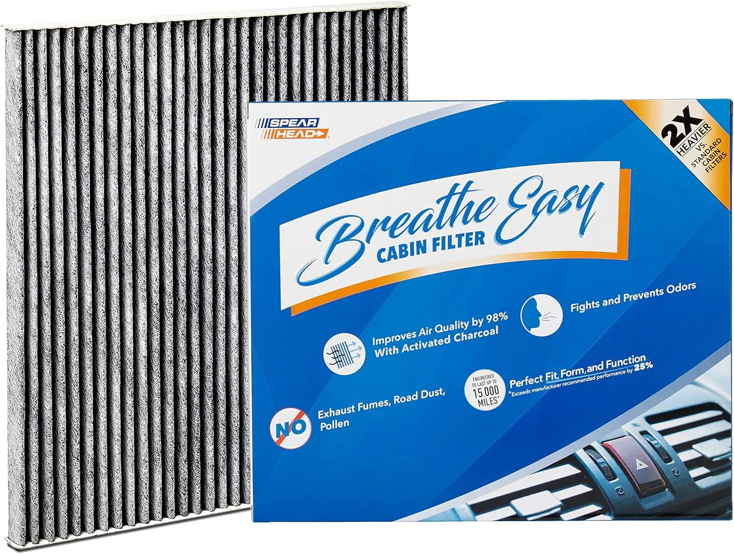 

Odor Defense Breathe Easy Cabin Filter | Fits 13-18 Altima/16-23 Maxima/15-24 Murano/13-20 Pathfinder/2013 JX35/14-20 QX60 Like