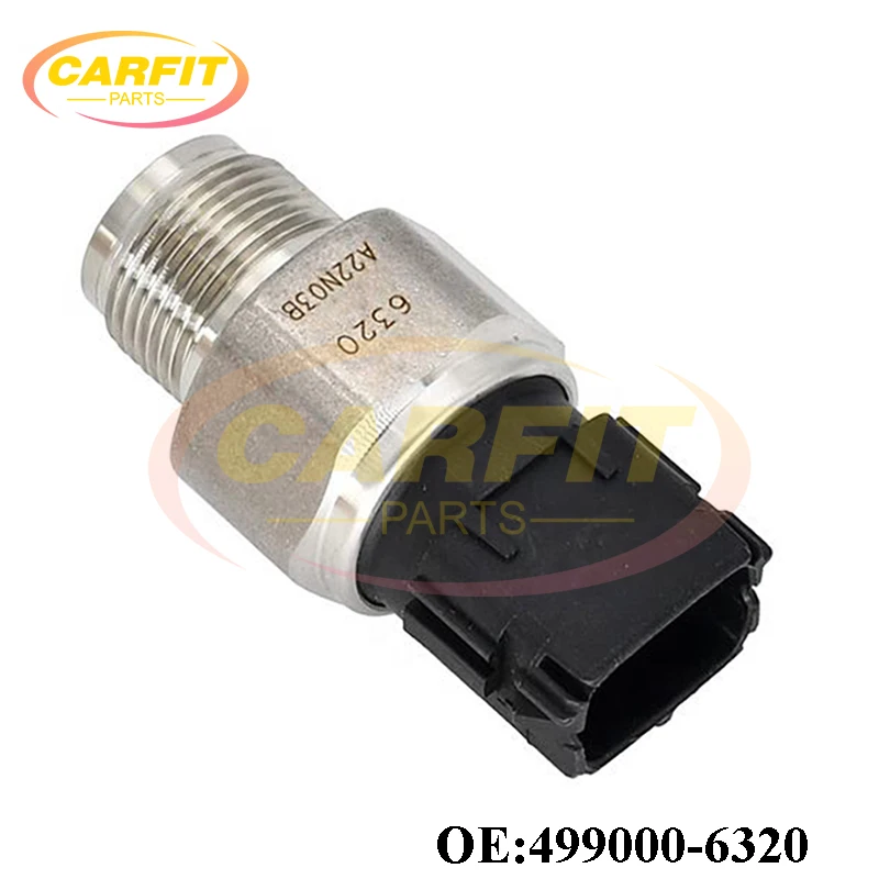 

High Quality New OEM 499000-6320 4990006320 Fuel Rail Pressure Sensor For Toyota Isuzu MAN Cummins Ford VW Car Accessories