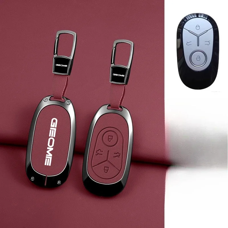 Premium Zinc Alloy Key Cover Case for Geely Xingyuan Youth/Freedom/Exploration/Dream Edition (2026) - Protective Key Fob Shell 5