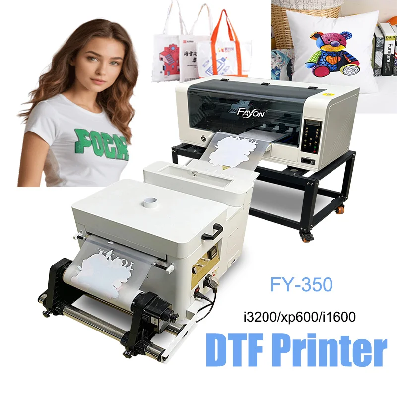 DTF Printer High Resolution A3+ Size Inkjet printing Machine Suit Any  T-shirt Oven Commercial Fabric 1440dpi T-shirt Cotton