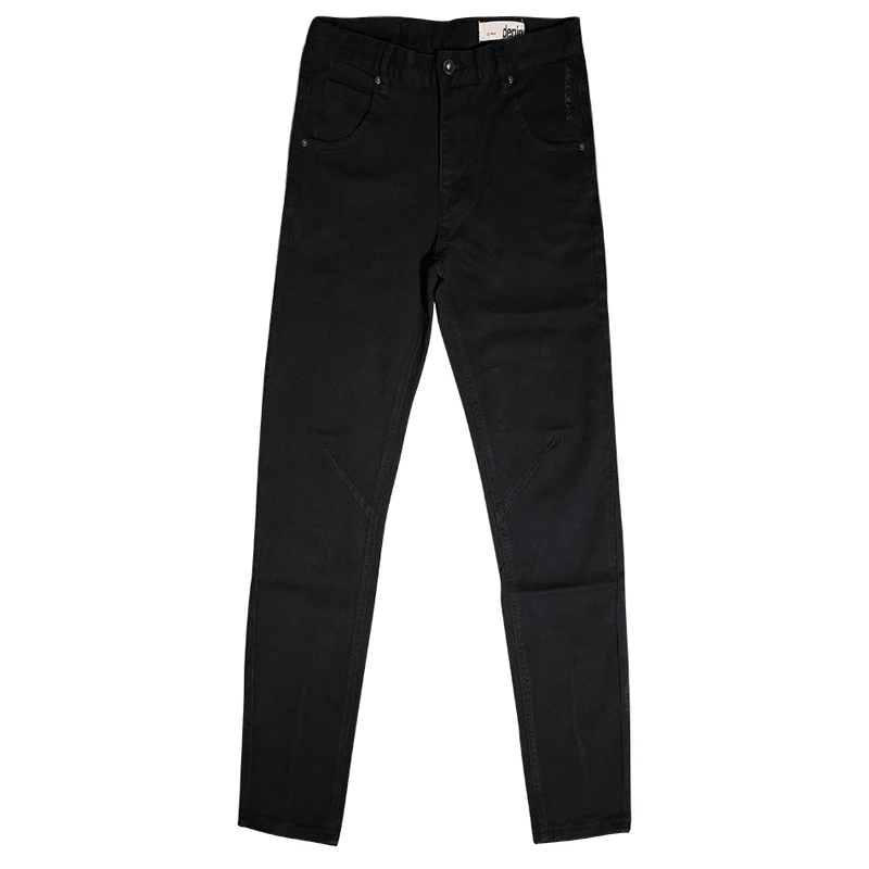 Fashion Designer Men Jeans High Quality Black Khaki Brown Stretch Slim Fit Vintage Jeans Men Korean Casual Denim Pants Hombre