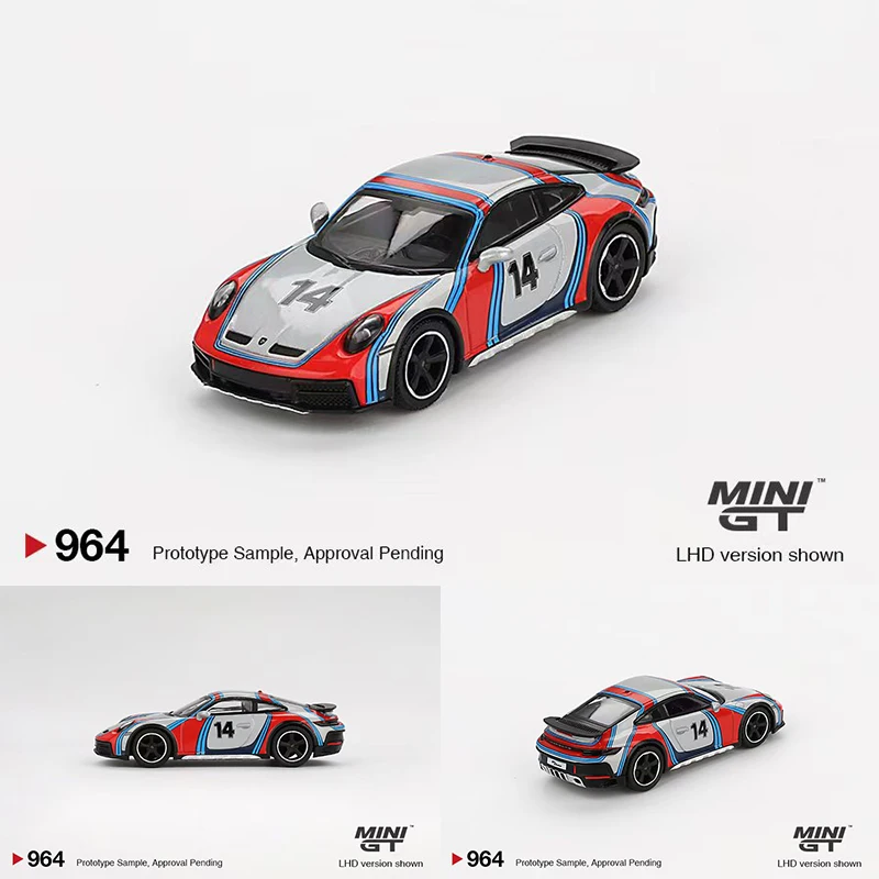 

В наличии MINIGT 964 1:64 Porsche 911 Dakar Ice Grey Metallic Rally 1974, литая под давлением модель, коллекция игрушек