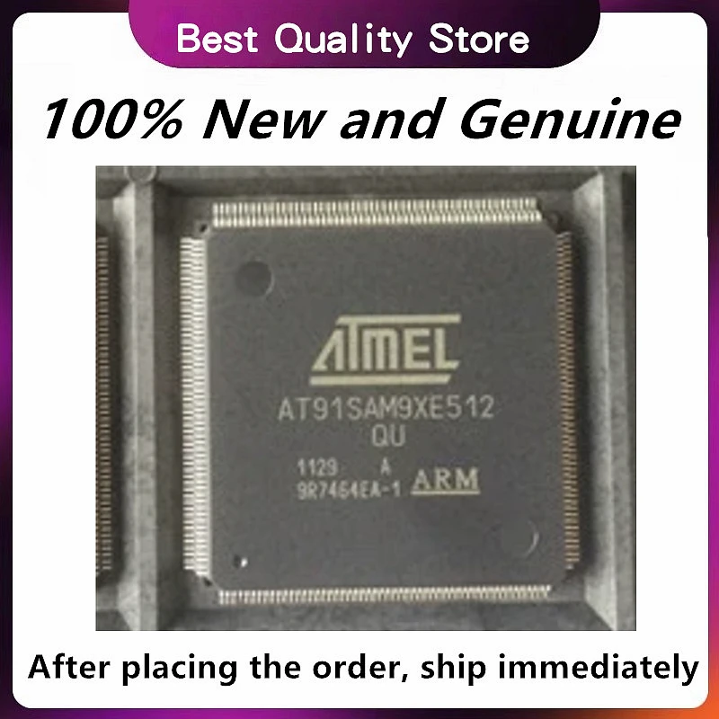 

1 шт./лот AT91SAM9XE512-QU AT91SAM9XE512B-QU AT91SAM9XE512 PQFP-208 Новый оригинал