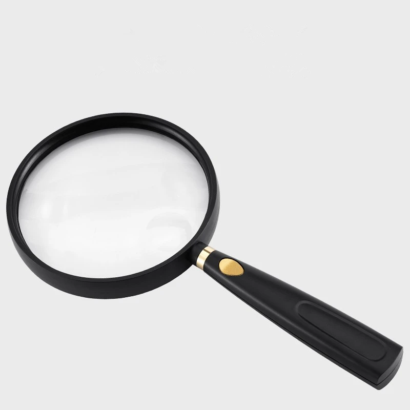 Lens Diameter 75mm 90mm 110mm Optical HD Magnifying Glass Handheld Reading Magnifier For Book Reading Loupe