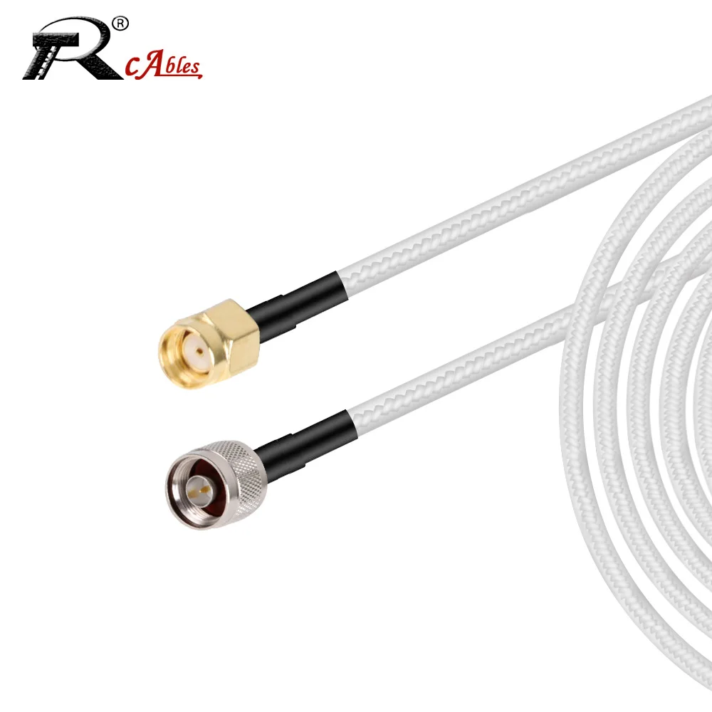 RP-SMA Male to N Male Plug Connector RF Coaxial Jumper Cable FME Extension Cord for 3G Modem 10CM 15CM 20CM 30CM 50CM