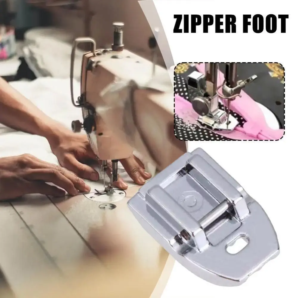 Zinc Alloy Invisible Zipper Foot Domestic Machine Parts Multifunction Upper Zipper Foot Sewing Machine Presser Sewing Machine