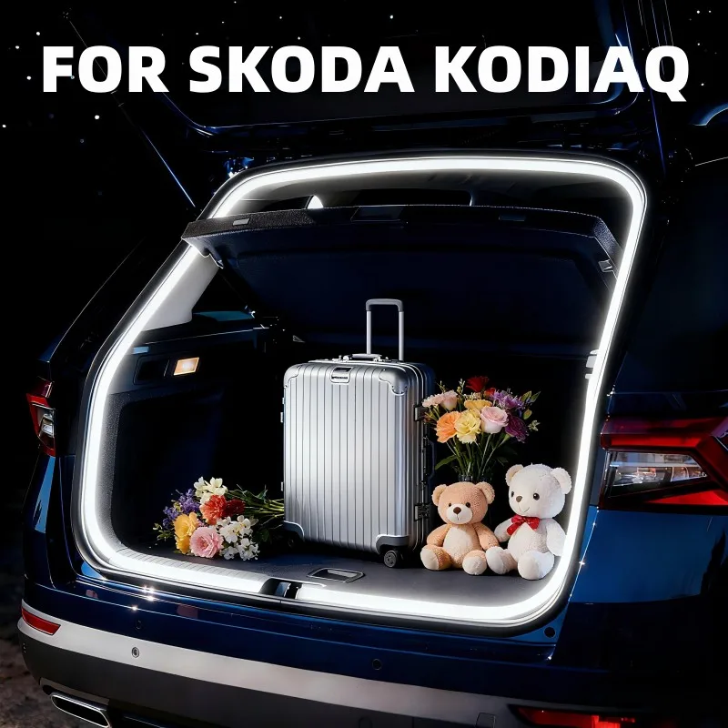 

Для 2017-2025 SKODA KODIAQ высокая яркость освещения багажника окружающее освещение внутреннее украшение светодиодный задний фонарь багажника