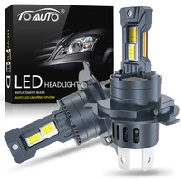 Luces Led Canbus H7 H4, faro de coche de tamaño Mini 1:1 con ventilador, 60000LM, bombilla antiniebla Turbo inalámbrica superbrillante, lámpara de automóvil de 6000K