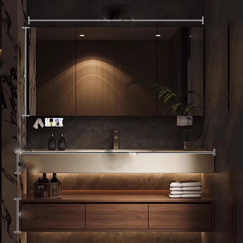 

Storage Shelves Bathroom Cabinet Organizer Toilet Display Partitions Luxury Drawers Cupboard Modern Gabinete Trendy Furniture