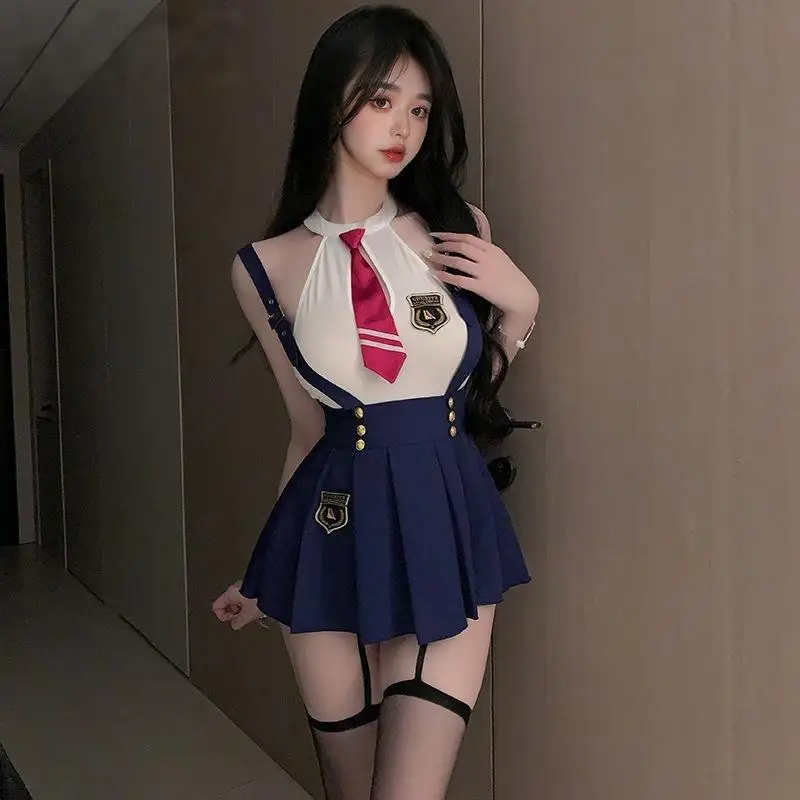 

XXOO Erotic Sexy Japanese Anime Girl School Uniform College Student Outfits Cosplay Costume