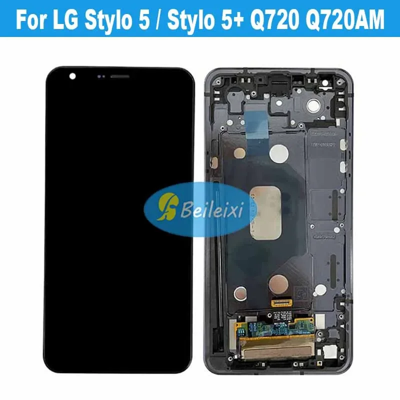 For LG Stylo 5 Q720AM Q720 Q720CS Q720QM6 Q720MS Q720QM LCD Display Touch Screen Digitizer Assembly For LG Stylo 5+ Q720AM