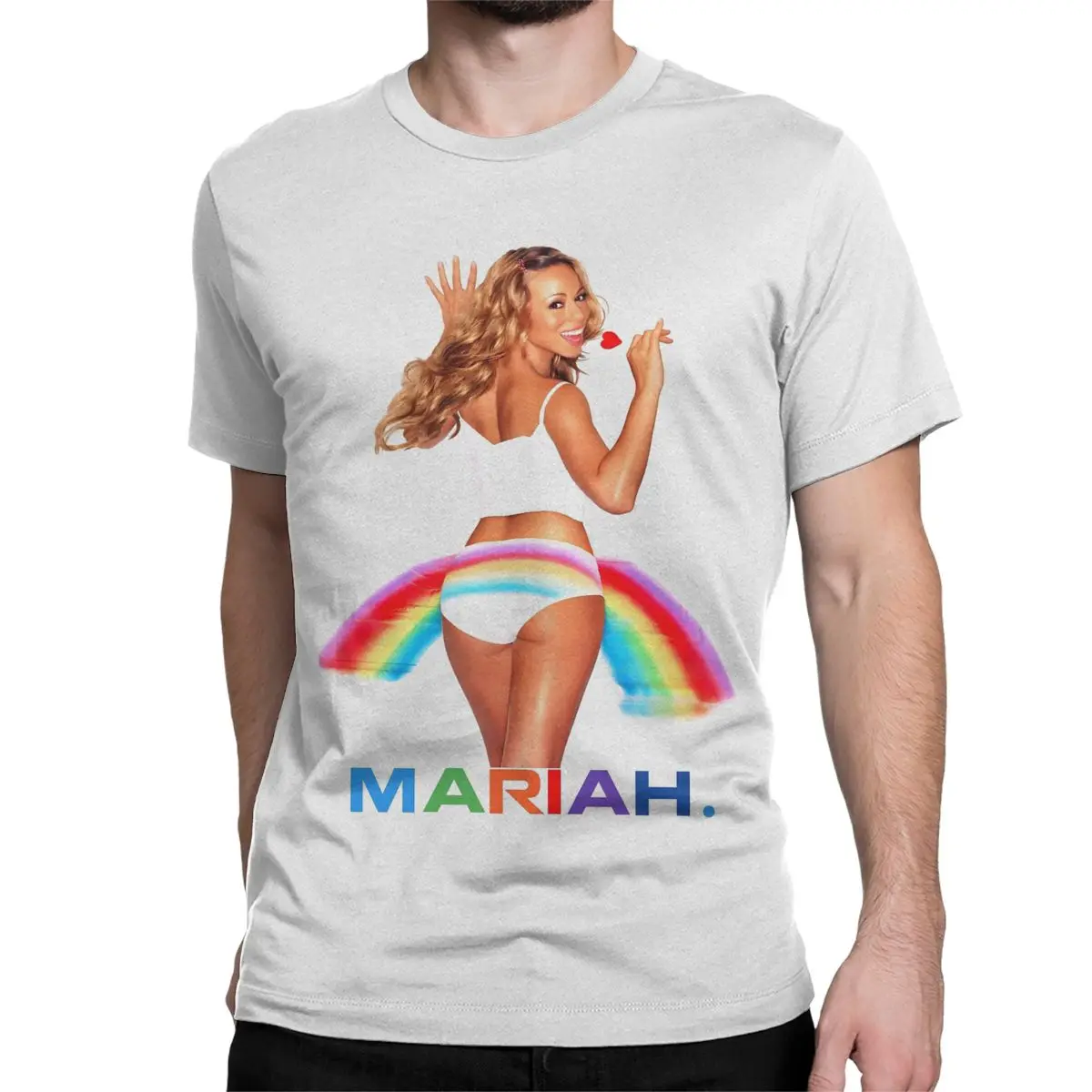 Mariah Carey T-Shirts for Men Women Creative 100% Cotton Tees Crew Neck Short Sleeve T Shirt Printed Tops