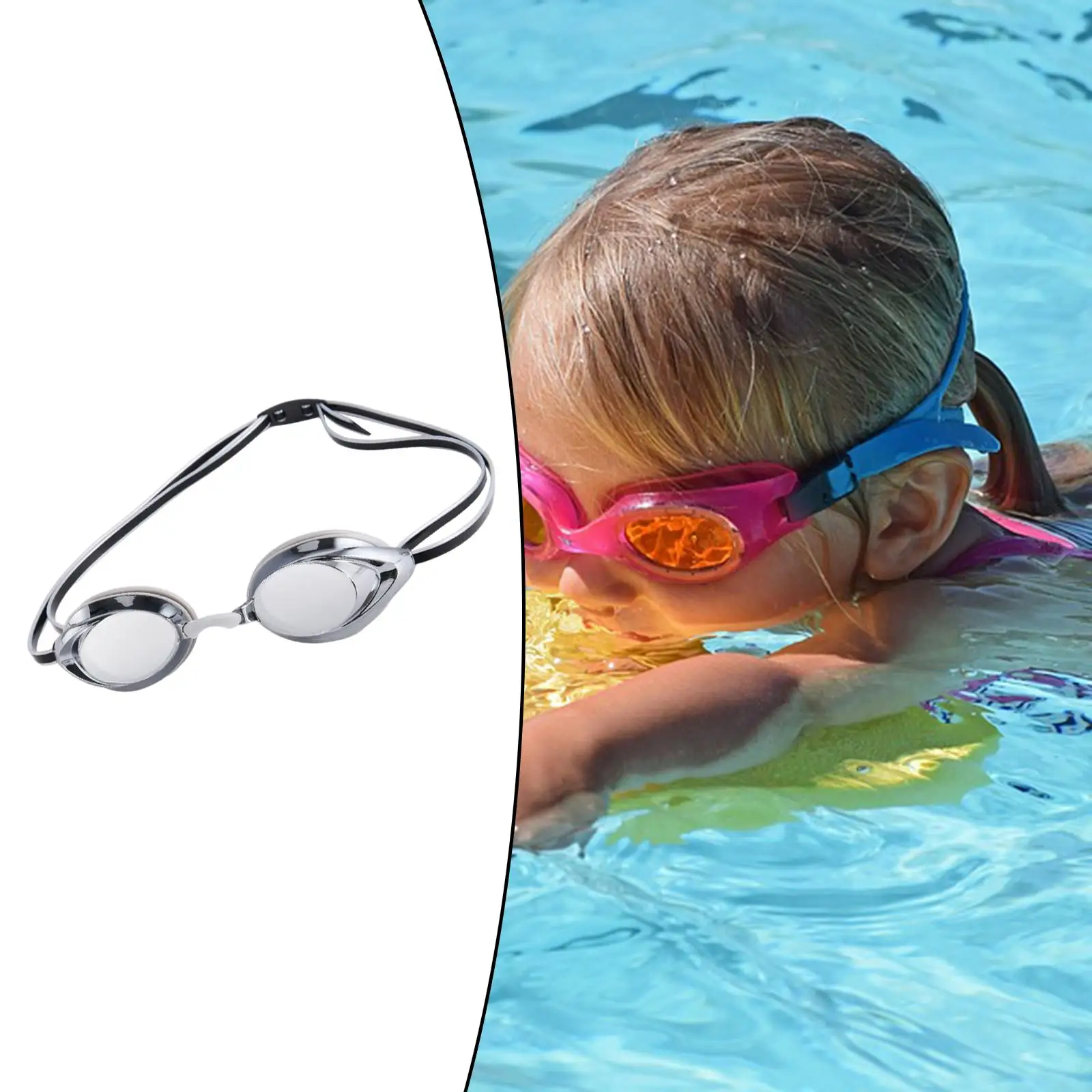 Water Glasses Professional Swimming Goggles Adults Waterproof Swim UV Protection Anti Fog Adjustable Glasses Water Sports Pool image 2